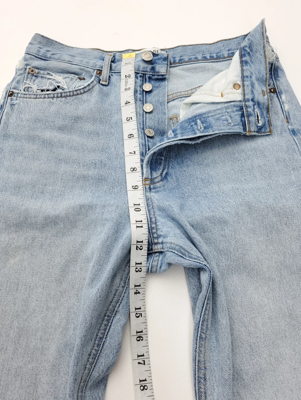 AGOLDE 90s Womens Loose Fit Jeans in Snapshot/Light-Blue Straight-Leg Size 26 - Picture 8 of 15